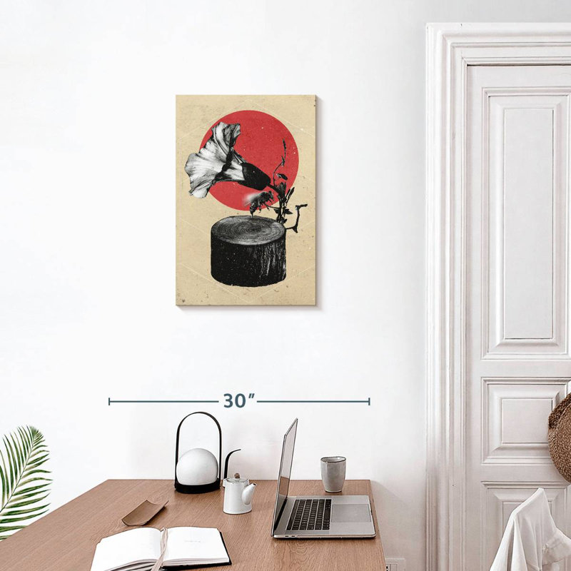 Harnek Gramophone Print, H 24 po x l 16 po