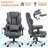 6-Point Massage & Heating Office Chair High Back Executive Ergonomic Chair With Lumbar Support (PU Leather)-1390606439