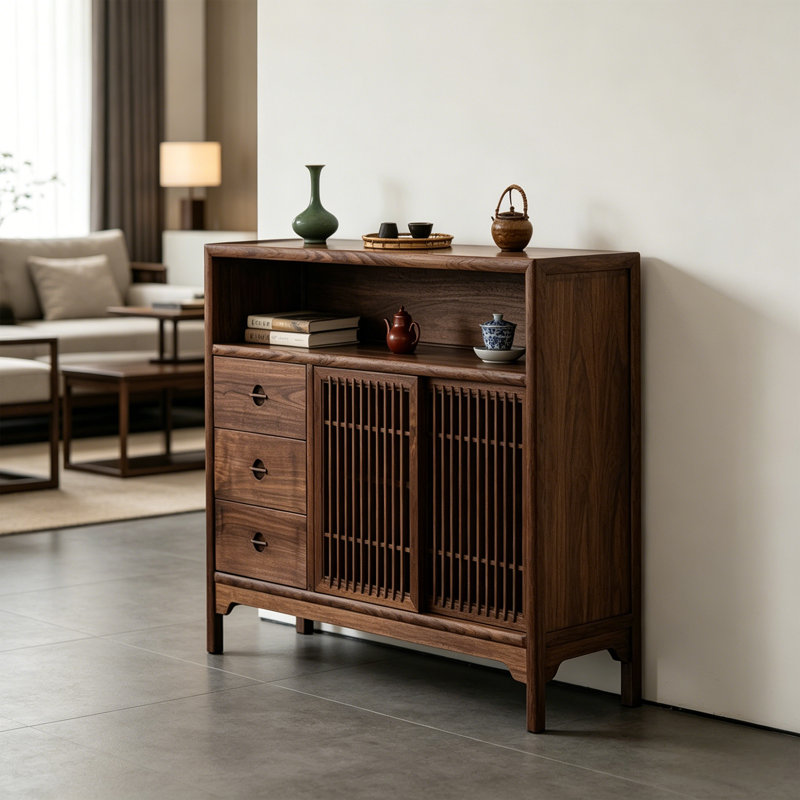 Nouvelle table de buffet multifonctionnelle de style chinois, H 35,43 po x l 47,24 po x P 14,96 po