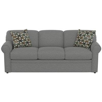 Aadhya 79" Rolled Arm Sleeper Sofa with Reversible Cushions