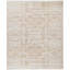 Kunal Hand Knotted Wool Vintage Look Area Rug in Beige-1933253318