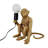 Modern Metallic Painted Monkey Design Table Lamp