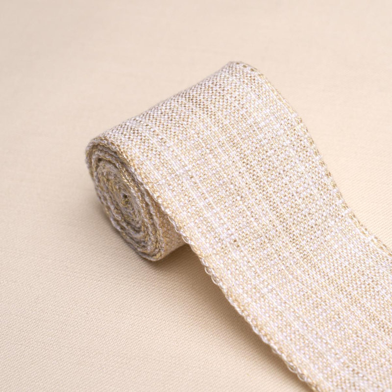Ruban de tweed moyen, Ivoire ivoire