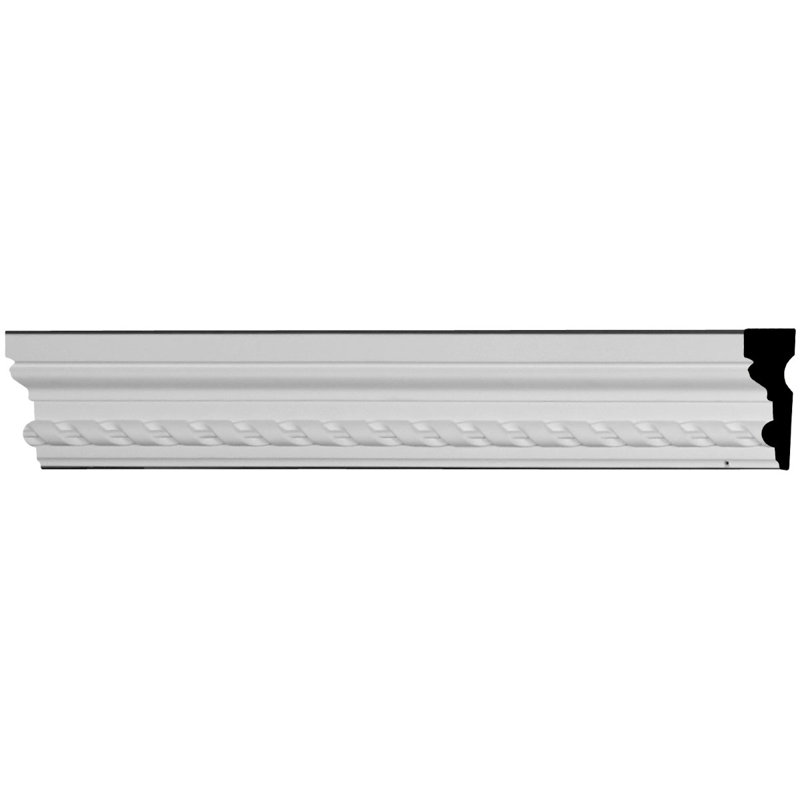 Windsor Rope White Urethane Chair Rail Moulding