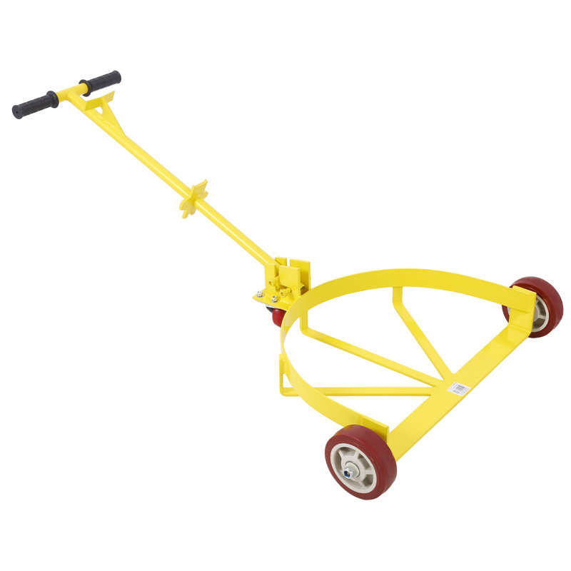 Chariot à tambour cylindrique 55 gallons 1Pk - capacité de 1200 Lb