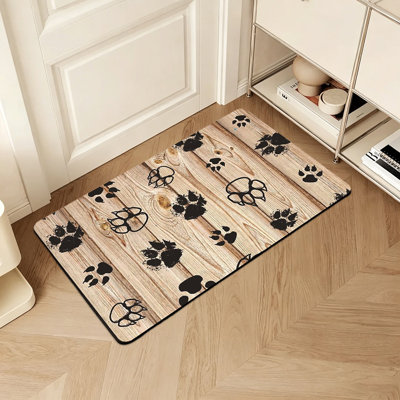floor mats Diatomite Pet Feeding Mat Non  Spill Proof Dog  Bowl Placemat  Water Absorbent  Clean Pet Food Mat For  Food  Water Mess