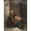 "Destitute, mère morte tenant son enfant endormi en hiver" par Octave Tassaert - Art mural sur toile tendue avec châssis-608162061