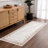 Luders Machine Washable Modern Geometric Bordered Beige Area Rug-1121485356