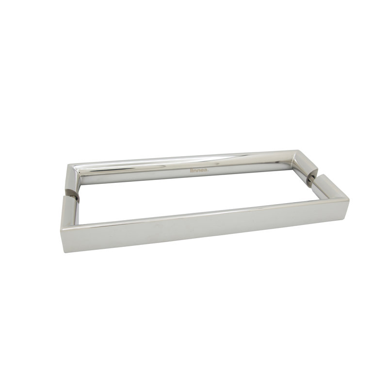 Poignée de porte CTC dos à dos, Acier inoxydable poli, 23.63", 2