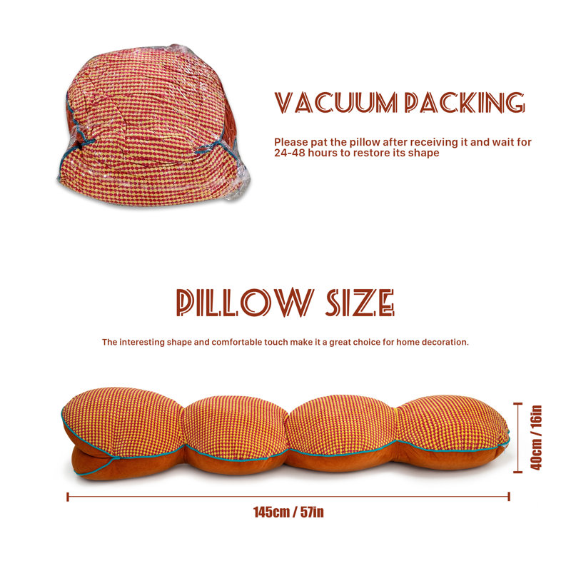 Snake Shaped Long Body Pillow