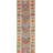 Multicolor Kilim Reversible Wool Runner Rug 3x10