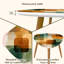 Ensemble de 2 tables basses gigognes Triangle