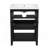 24" Vanity with Ceramic Sink with Solid Wood Frame Open Style Shelf-1631148672