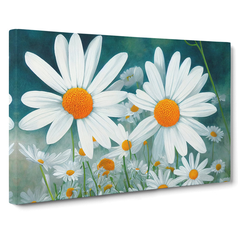Daisy Flower Vol.1 - Wrapped Canvas, 35cm H x 50cm W x 3cm D