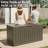 120 Gallon Resin Deck Box With Lockable And Waterproof-123107419