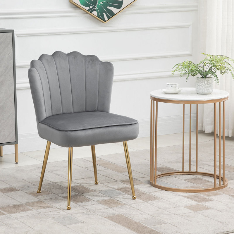 Pumphrey Upholstered Side Chair, Grey