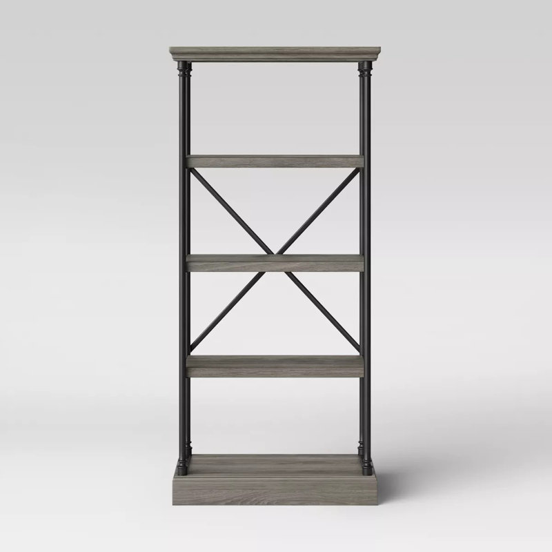 65" Cast Iron Bookshelf