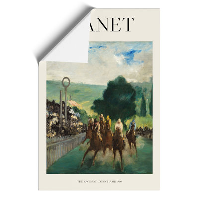 The Races at Longchamp Print by Edouard Manet - Frameless Print