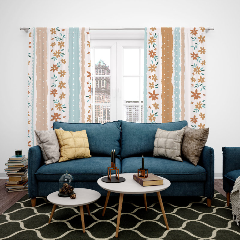 Paire de rideaux obscurcissant en polyester Willsboro, L 40 po x L 61 po