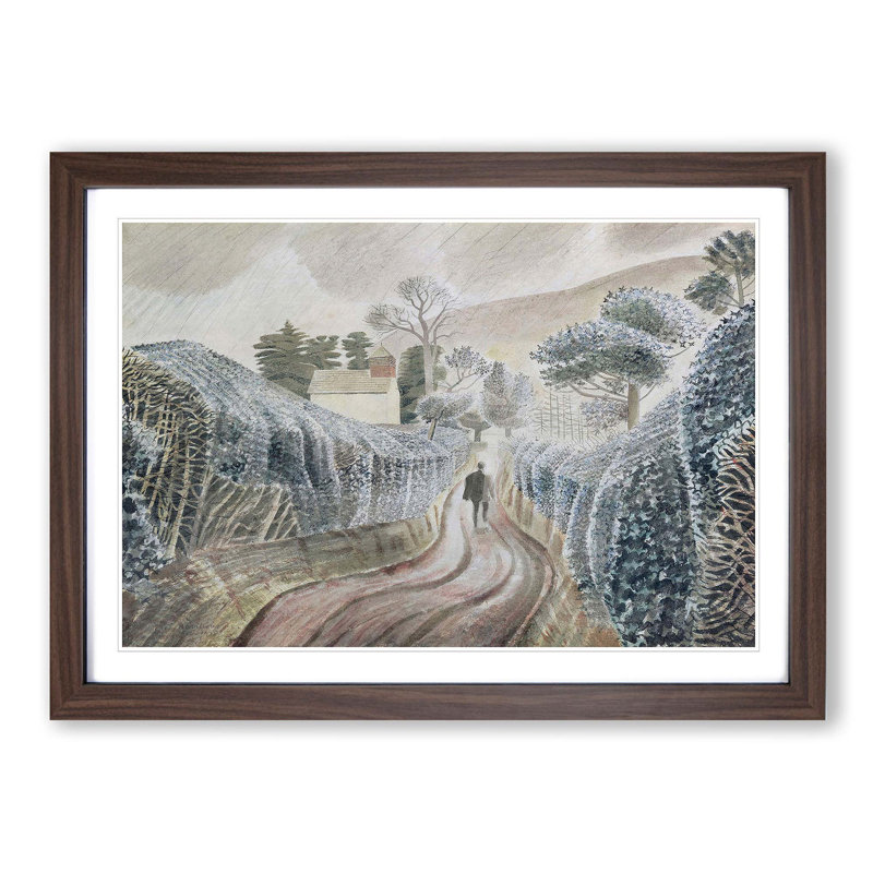 Eric Ravilious - Single Picture Frame Painting, Walnut