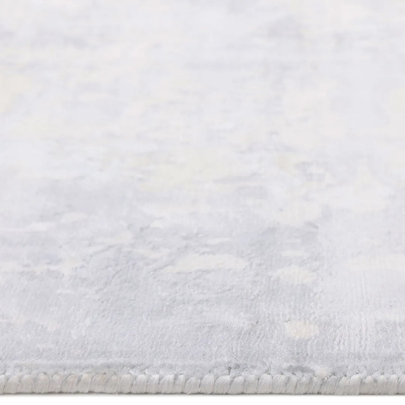 Hagues Abstract Area Rug in Cream, Rectangle 5' x 8'