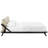Luella Queen Upholstered Fabric Platform Bed-861454799