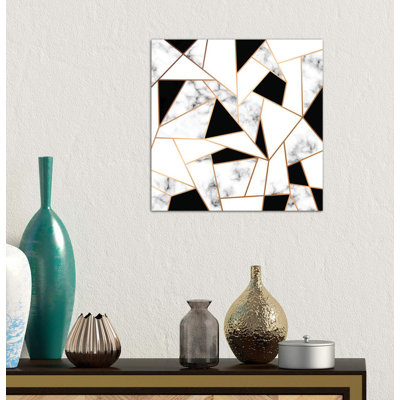 Marble Mosaic - Wrapped Canvas Print