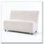 Causeuse beige en tissu Boucle