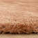 Tachiana Hand Tufted Shaggy Rust Area Rug