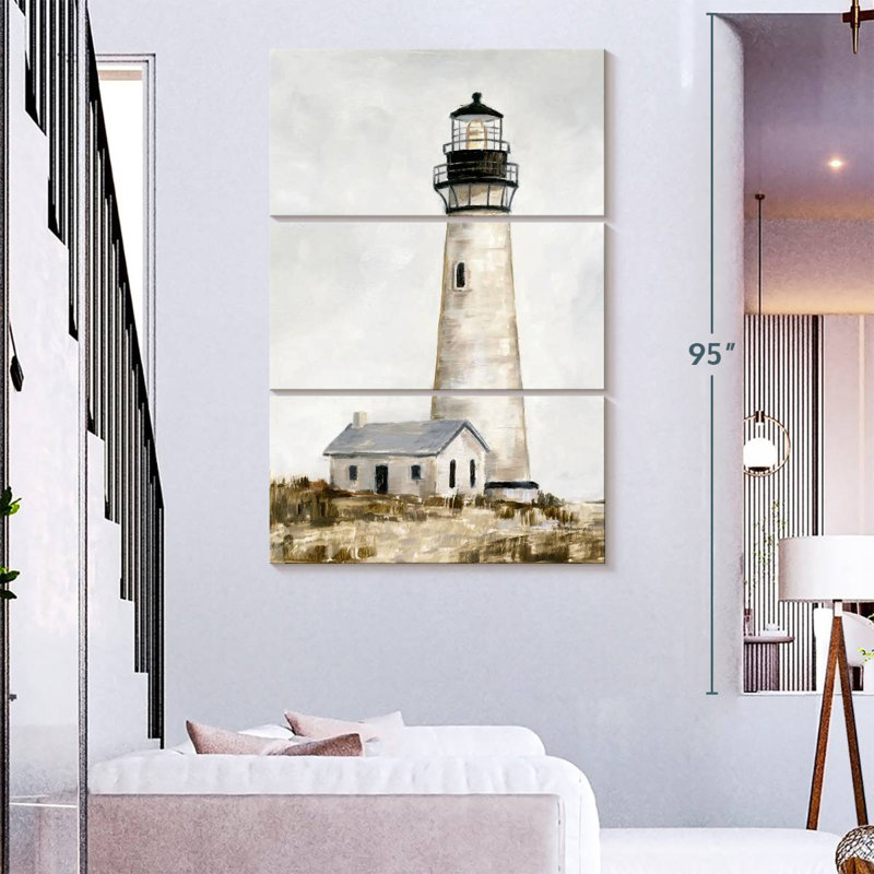 Rustic lighthouse ii Aletra, H 65 po x l 42 po