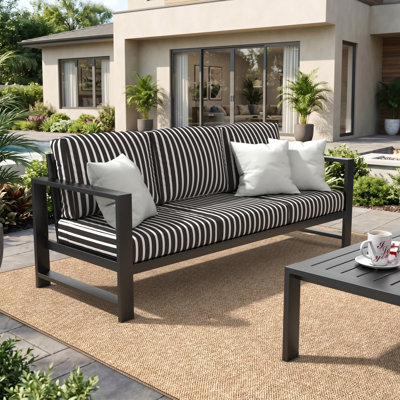 Canapé d'extérieur de 80 po de largeur avec coussins Sunbrella® Trasdamad