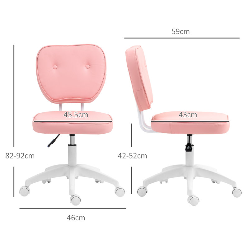 Vibbert Office Chair, Pink