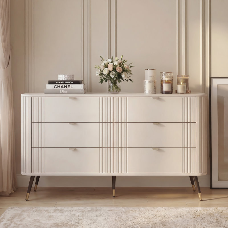138 cm W Chest of 6 Drawers