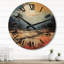 Horloge murale en bois massif Minke-1269372098