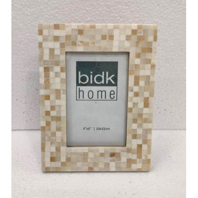 Lite Brown Mosaic Picture Frame