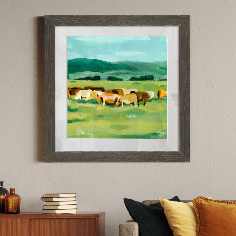 Pastel Fantasy II-impression sur toile encadrée, H 31,5 po x l 31,5 po x P 1,5 po, Cadre gris