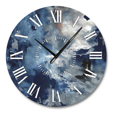 Jahnice - Abstract Metal Wall Clock