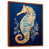 Toile avec cadre flottant brun