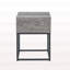 Table de bout avec rangement Celestial Contemporary, gris-223517317