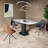 Finnmark 119-179cm Ceramic Swivel Extending Dining Table