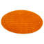 Tapis orange Kashkuli Gabbeh 8 pi 1 po x 8 pi 1 po
