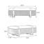 Banc de rangement en cuir beige pour chambre avec banc d'entrée-1554284893