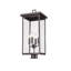 Lampadaire d'extérieur à tête simple 4 lumières 26,13 "Barkeley-91905398