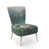Floral Green Polyester Blend 3 selected