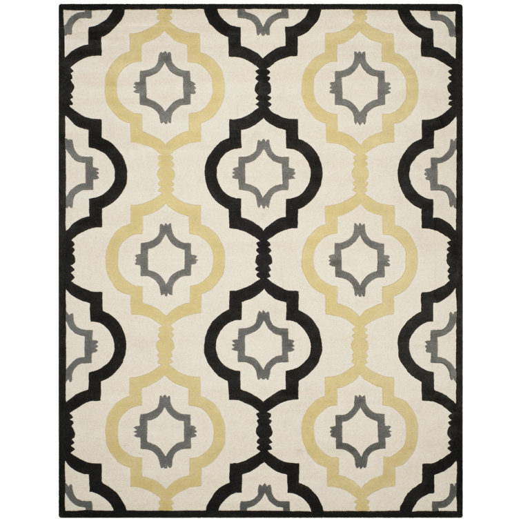 Carolene Hand Tufted Wool Geometric Rug
