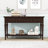 Console Table with Three Top Drawers and Open Style Bottom Shelf-1845414269