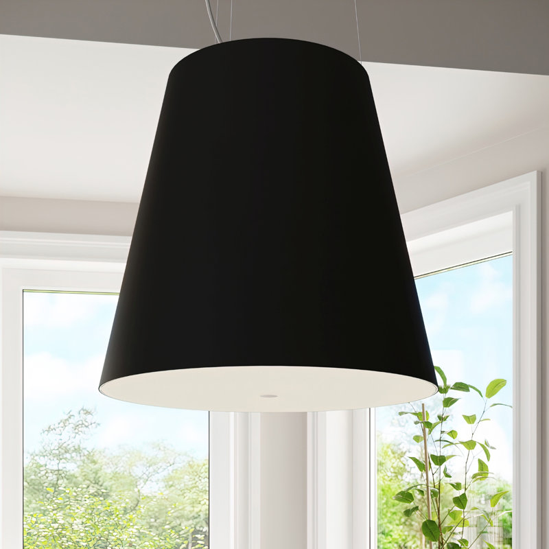 Curtez 3 - Light Black Dome Pendant