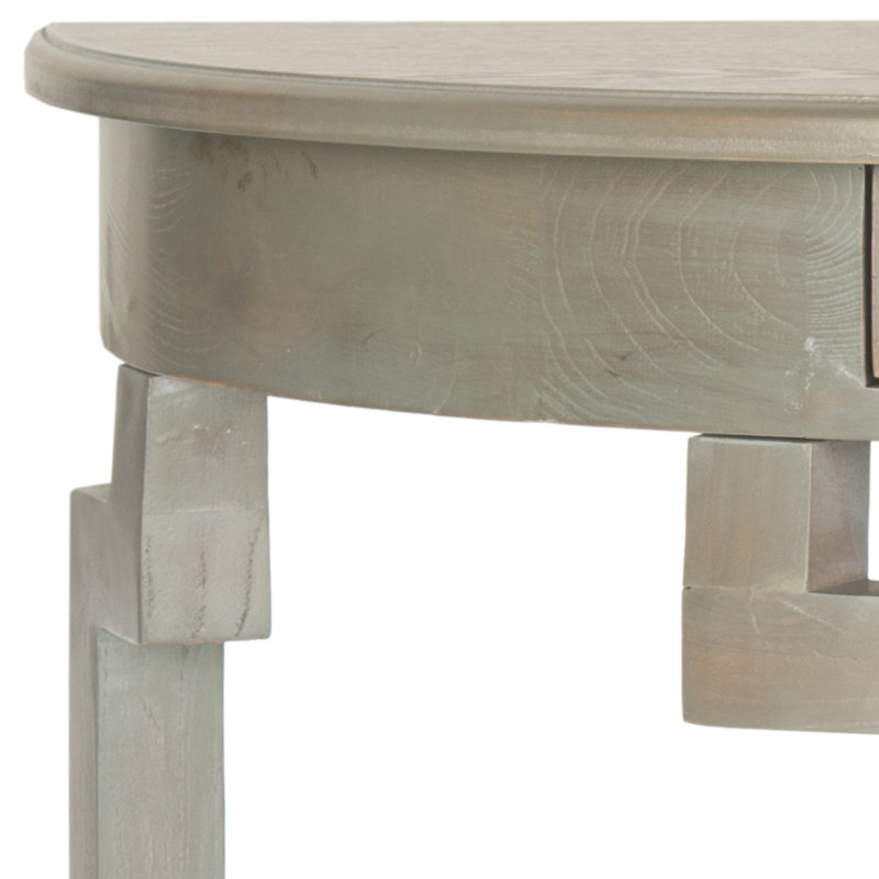 Evangelyne 31.9'' Solid Wood Console Table, French Gray