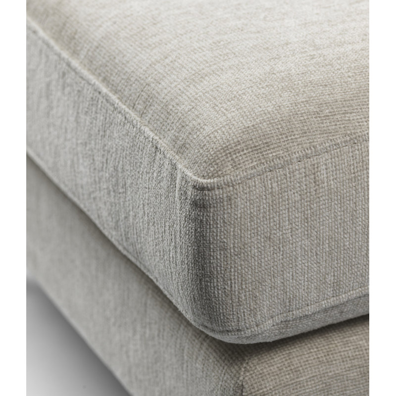 Firhoj Square Ottoman, Light Beige