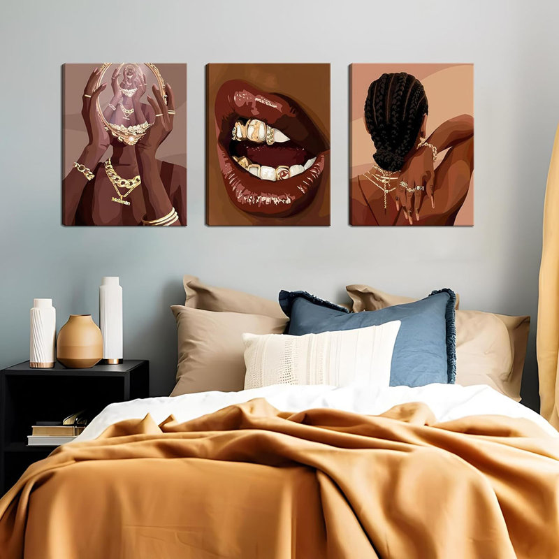 3 Piece Wrapped Canvas Print, 40 cm H x 30 cm W